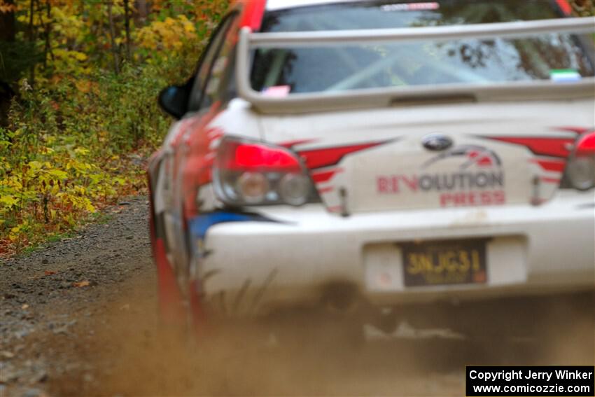 Andrew Layton / Joe Layton Subaru Impreza on SS13, Trouble I.