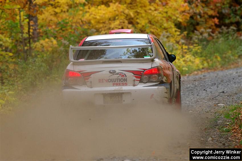 Andrew Layton / Joe Layton Subaru Impreza on SS13, Trouble I.