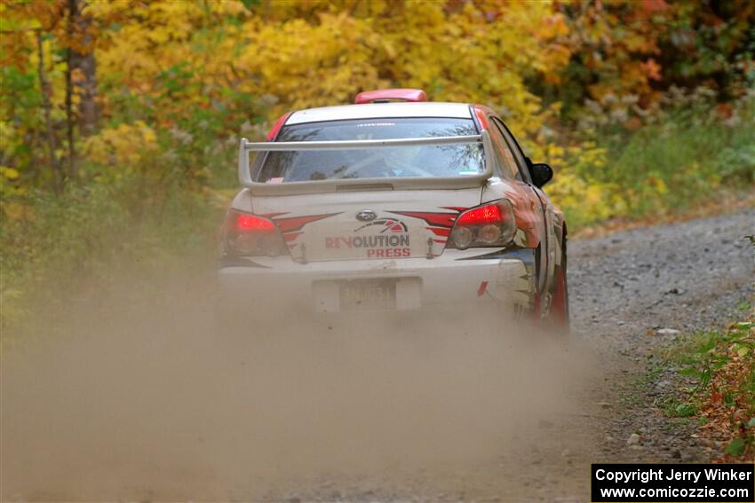 Andrew Layton / Joe Layton Subaru Impreza on SS13, Trouble I.