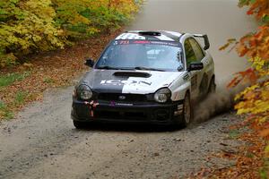 John Farrow / Michael Farrow Subaru WRX on SS15, Double Trouble.