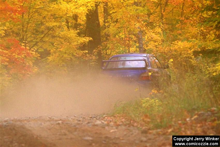 Jimmy Pelizzari / Kate Stevens Subaru WRX on SS15, Double Trouble.