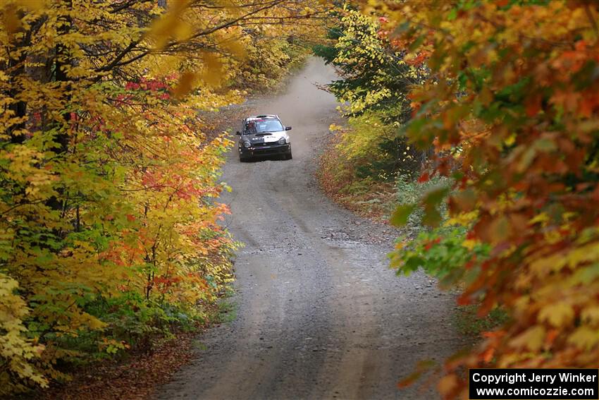 John Farrow / Michael Farrow Subaru WRX on SS15, Double Trouble.