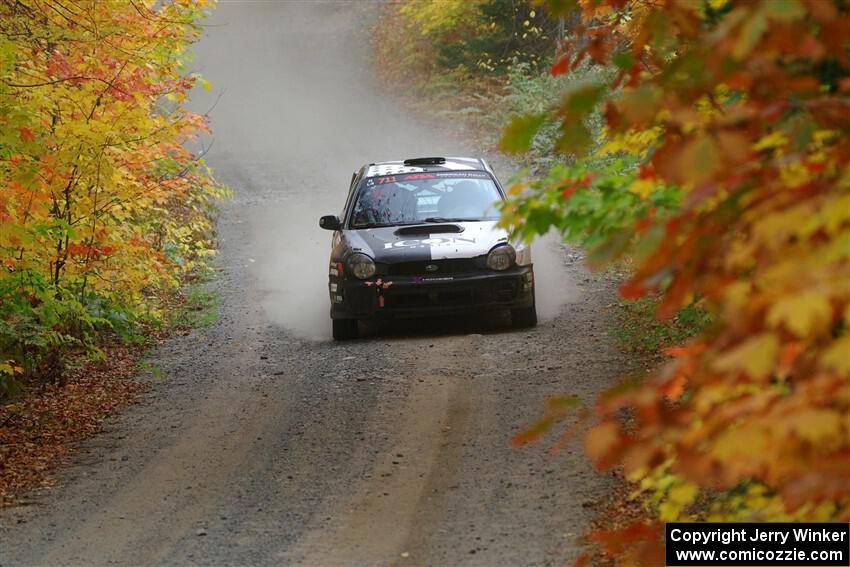 John Farrow / Michael Farrow Subaru WRX on SS15, Double Trouble.