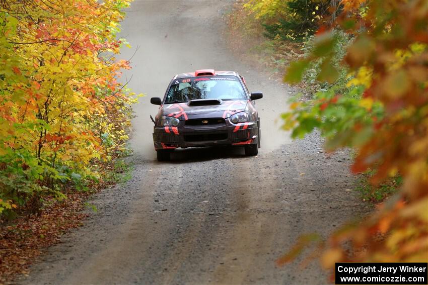 Gabe Jacobsohn / Jason Hack Subaru WRX STi on SS15, Double Trouble.