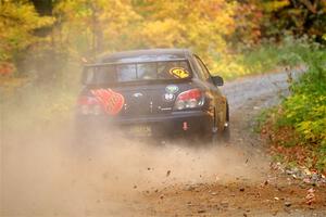 Sam Jacques / Kyle Cooper Subaru Impreza on SS15, Double Trouble.