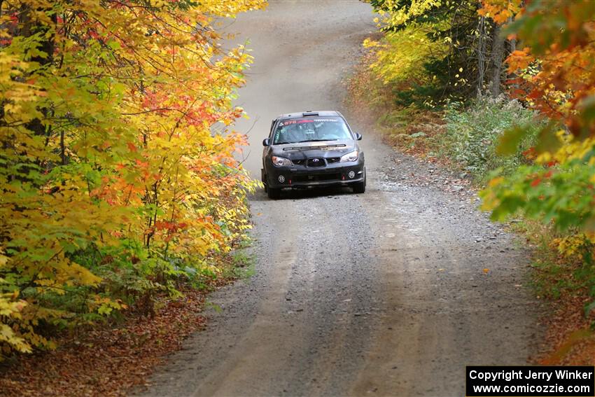 Sam Jacques / Kyle Cooper Subaru Impreza on SS15, Double Trouble.