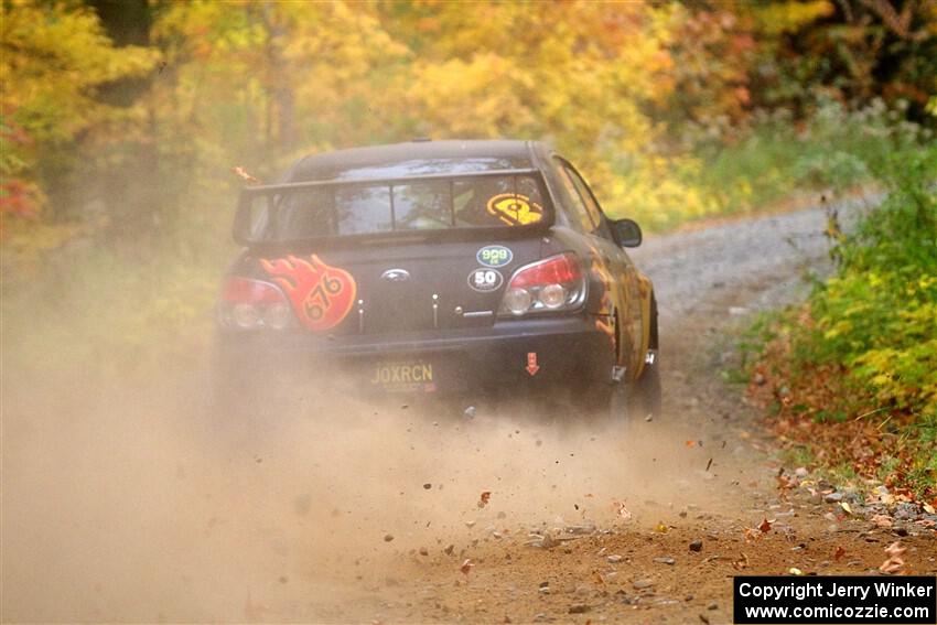 Sam Jacques / Kyle Cooper Subaru Impreza on SS15, Double Trouble.