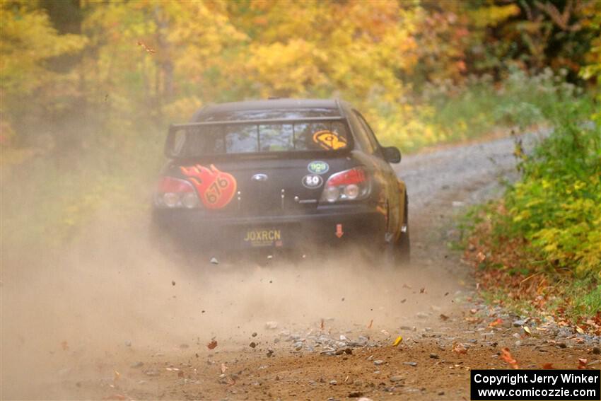 Sam Jacques / Kyle Cooper Subaru Impreza on SS15, Double Trouble.