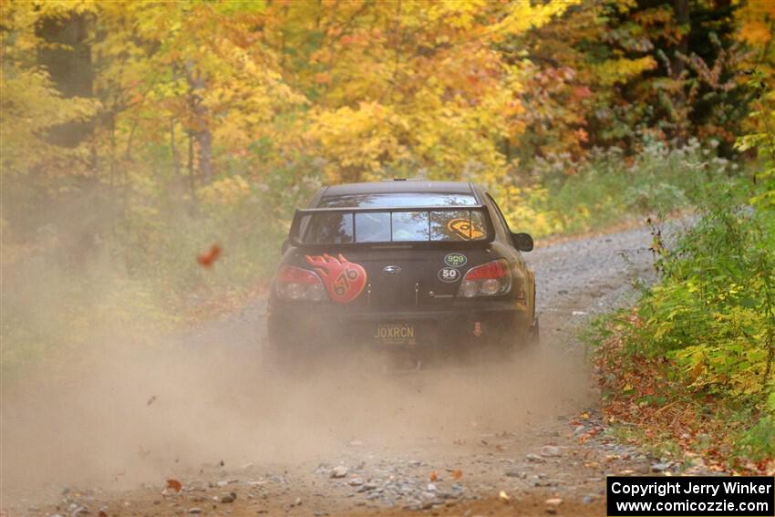 Sam Jacques / Kyle Cooper Subaru Impreza on SS15, Double Trouble.