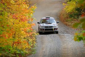 Dylan Gondyke / Zach Stewart Subaru Impreza on SS15, Double Trouble.