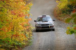 Dylan Gondyke / Zach Stewart Subaru Impreza on SS15, Double Trouble.