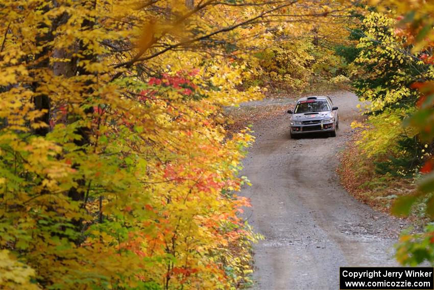 Dylan Gondyke / Zach Stewart Subaru Impreza on SS15, Double Trouble.