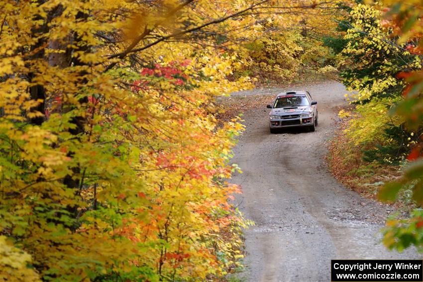 Dylan Gondyke / Zach Stewart Subaru Impreza on SS15, Double Trouble.