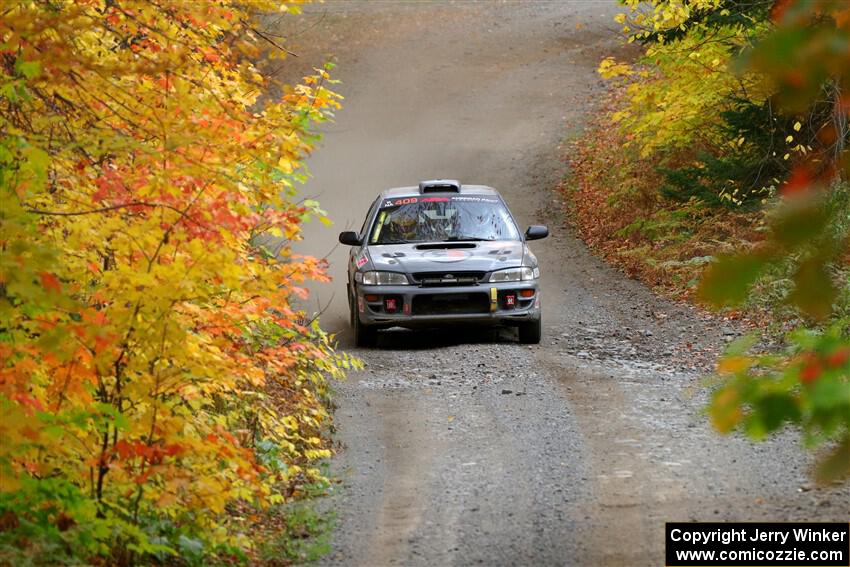 Dylan Gondyke / Zach Stewart Subaru Impreza on SS15, Double Trouble.