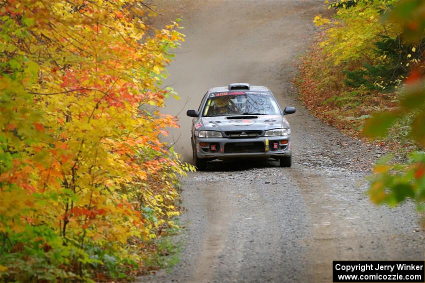 Dylan Gondyke / Zach Stewart Subaru Impreza on SS15, Double Trouble.