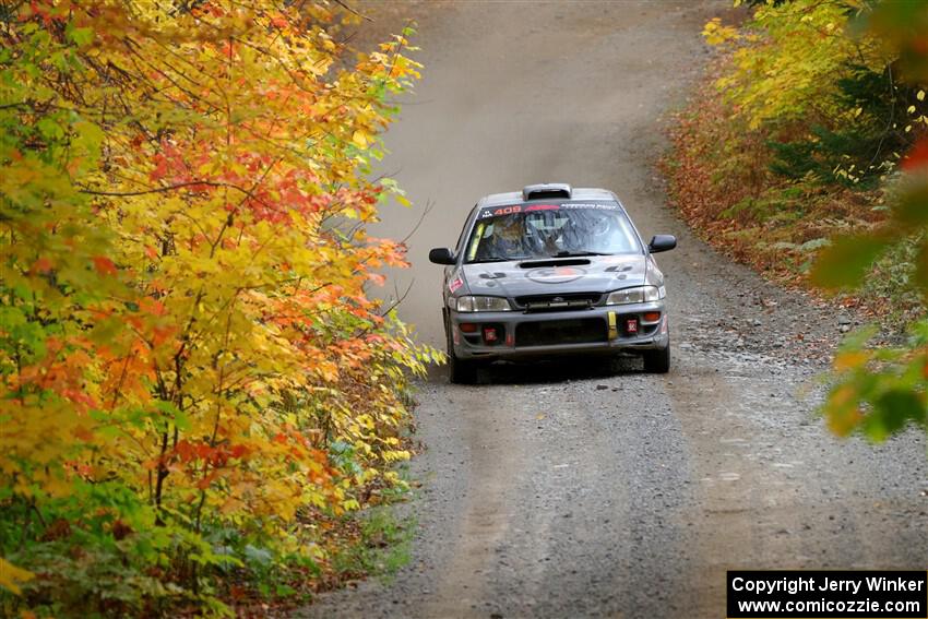 Dylan Gondyke / Zach Stewart Subaru Impreza on SS15, Double Trouble.