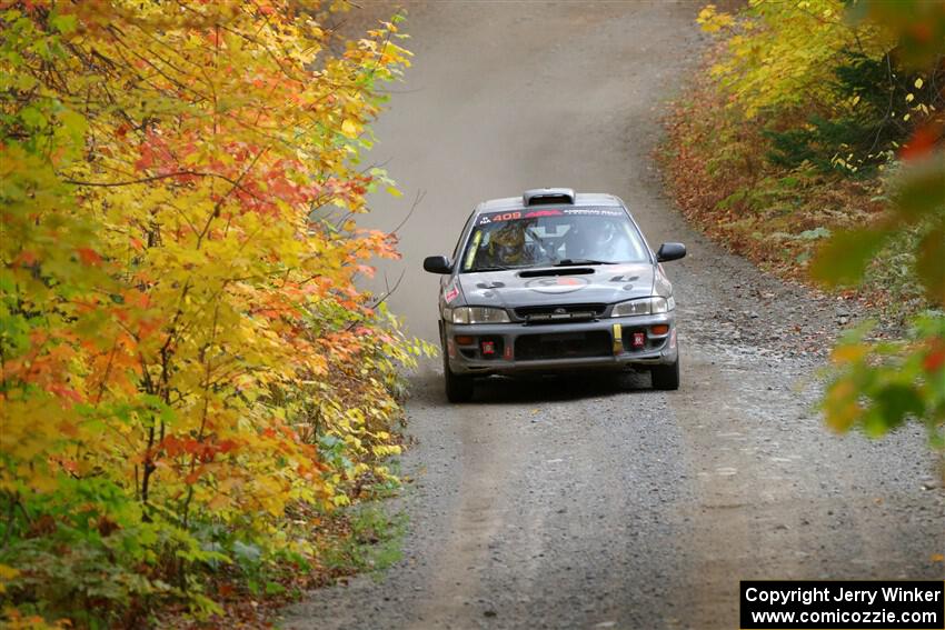 Dylan Gondyke / Zach Stewart Subaru Impreza on SS15, Double Trouble.