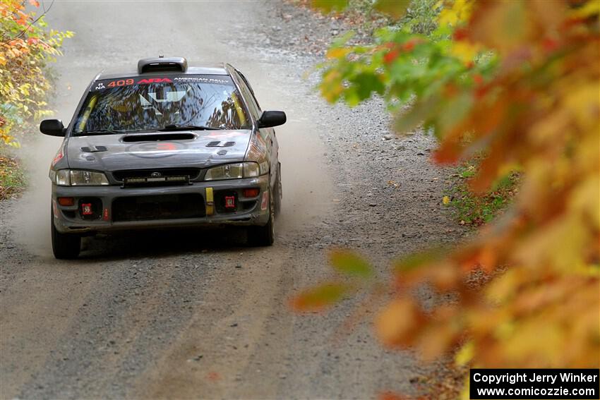 Dylan Gondyke / Zach Stewart Subaru Impreza on SS15, Double Trouble.