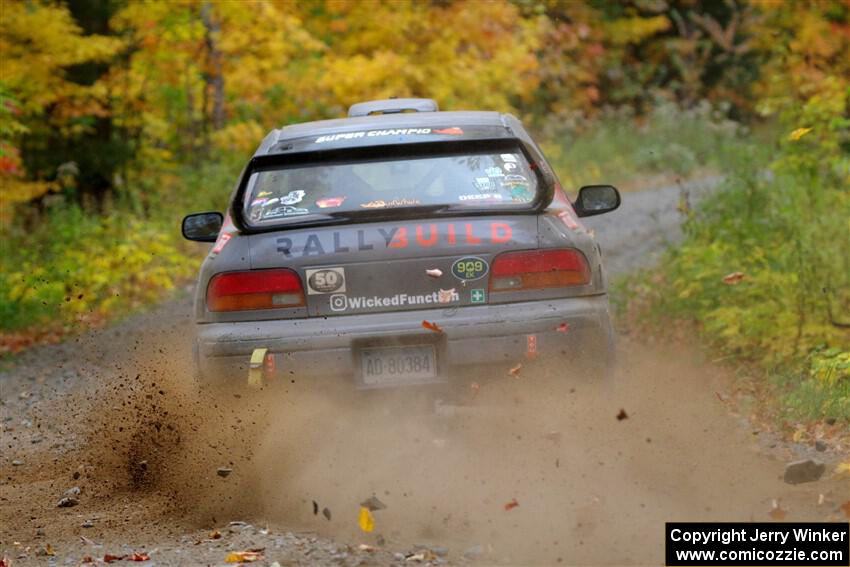 Dylan Gondyke / Zach Stewart Subaru Impreza on SS15, Double Trouble.