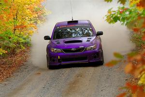 Silas Himes / Aleut Hatfield Subaru WRX STi on SS15, Double Trouble.