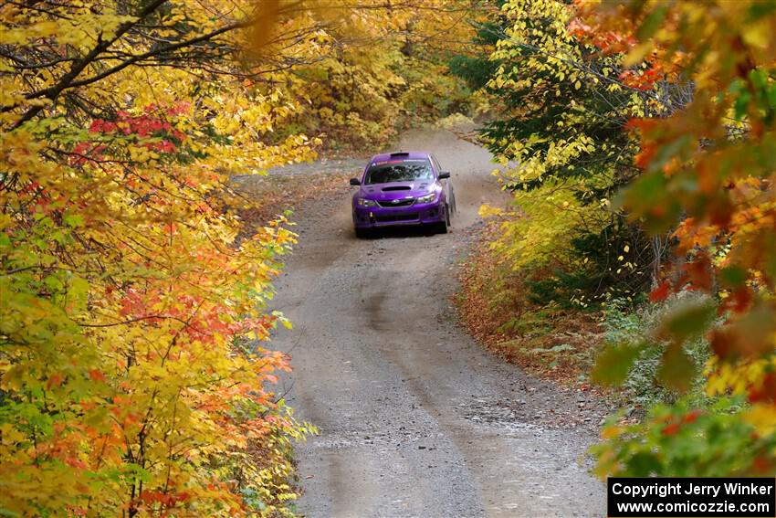 Silas Himes / Aleut Hatfield Subaru WRX STi on SS15, Double Trouble.