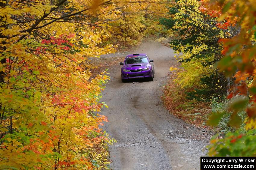 Silas Himes / Aleut Hatfield Subaru WRX STi on SS15, Double Trouble.