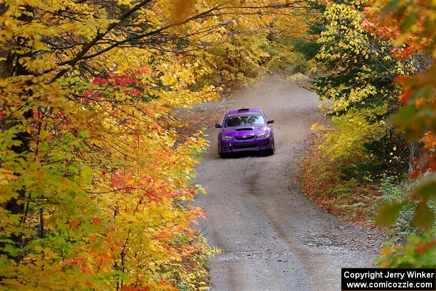 Silas Himes / Aleut Hatfield Subaru WRX STi on SS15, Double Trouble.