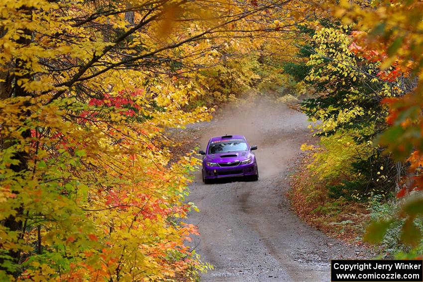 Silas Himes / Aleut Hatfield Subaru WRX STi on SS15, Double Trouble.