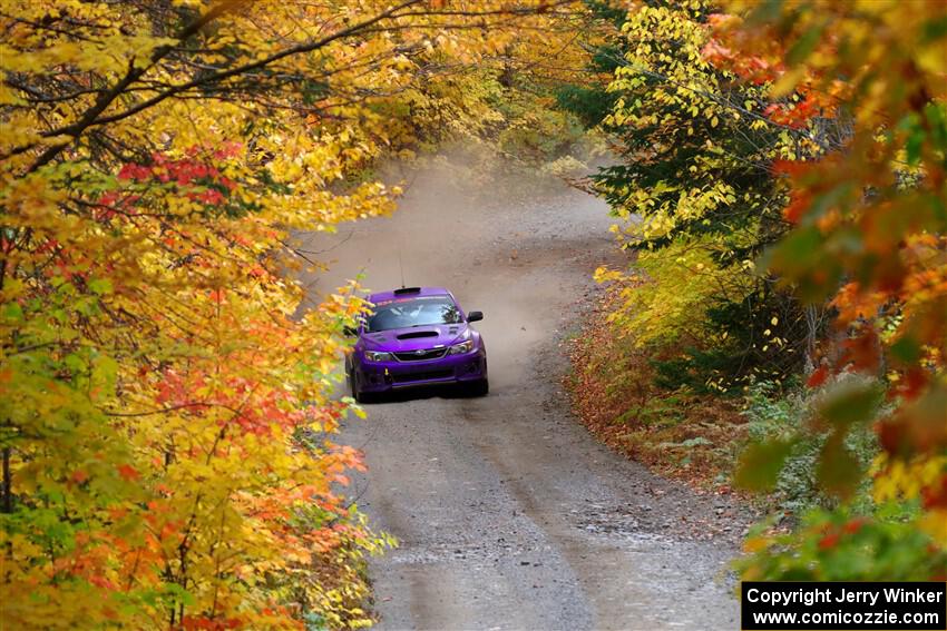 Silas Himes / Aleut Hatfield Subaru WRX STi on SS15, Double Trouble.