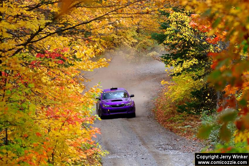 Silas Himes / Aleut Hatfield Subaru WRX STi on SS15, Double Trouble.