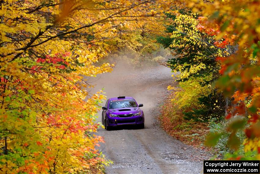 Silas Himes / Aleut Hatfield Subaru WRX STi on SS15, Double Trouble.