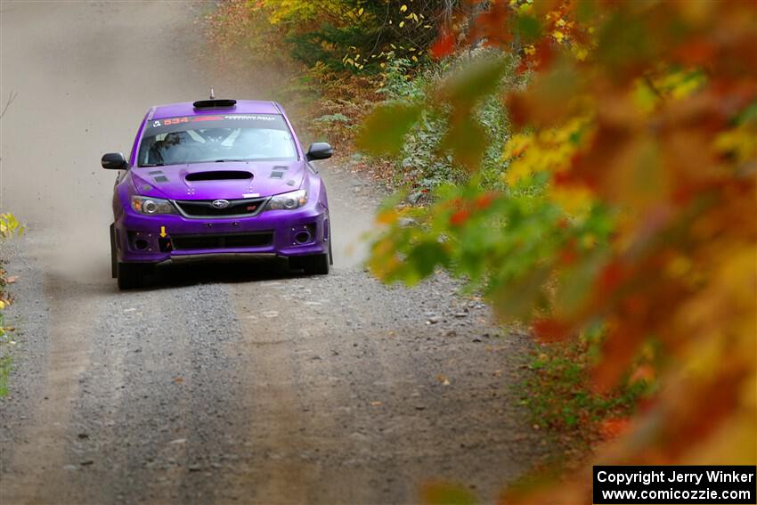 Silas Himes / Aleut Hatfield Subaru WRX STi on SS15, Double Trouble.