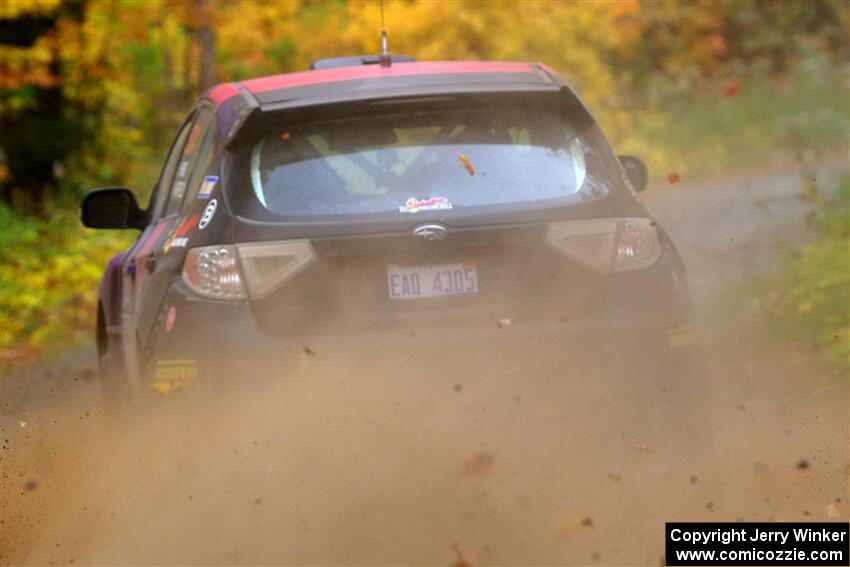 Silas Himes / Aleut Hatfield Subaru WRX STi on SS15, Double Trouble.