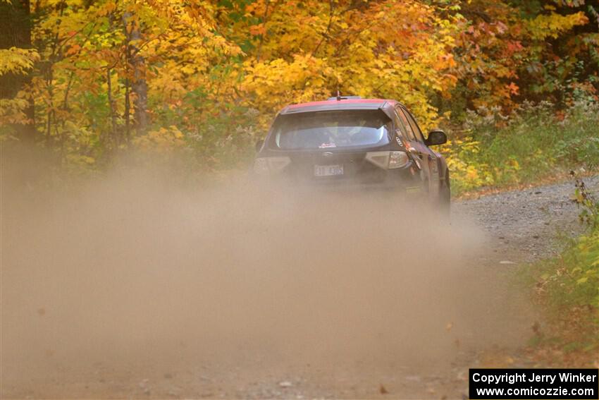 Silas Himes / Aleut Hatfield Subaru WRX STi on SS15, Double Trouble.