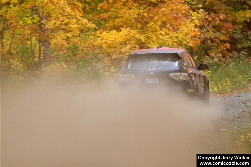 Silas Himes / Aleut Hatfield Subaru WRX STi on SS15, Double Trouble.