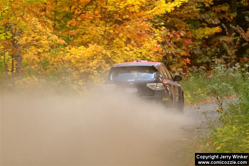 Silas Himes / Aleut Hatfield Subaru WRX STi on SS15, Double Trouble.