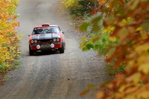 Mike Hurst / Randall Short Ford Capri on SS15, Double Trouble.