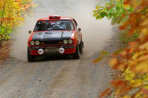 Mike Hurst / Randall Short Ford Capri on SS15, Double Trouble.