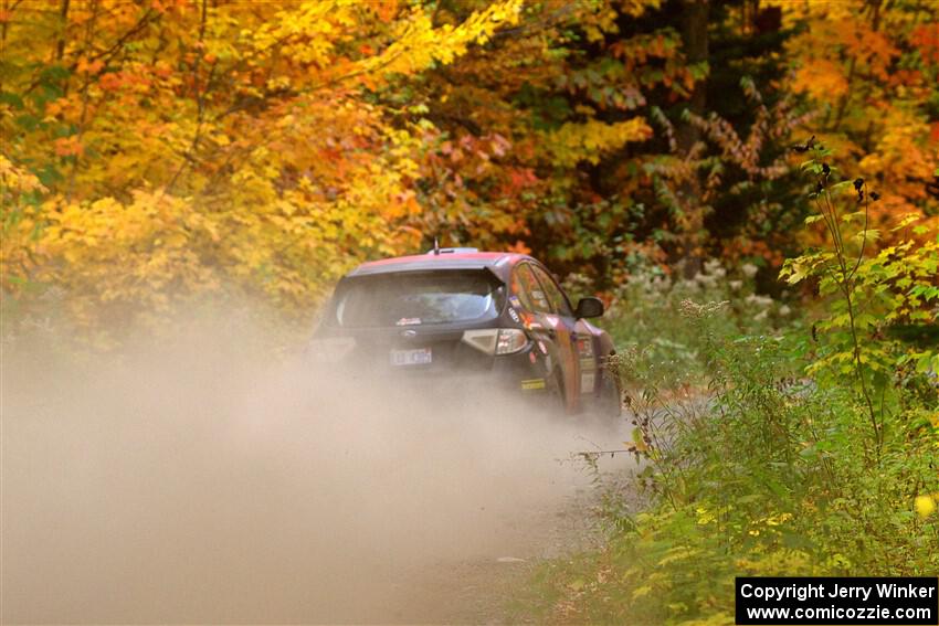 Silas Himes / Aleut Hatfield Subaru WRX STi on SS15, Double Trouble.