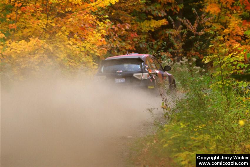 Silas Himes / Aleut Hatfield Subaru WRX STi on SS15, Double Trouble.