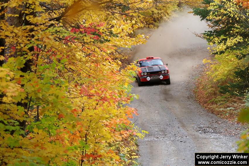 Mike Hurst / Randall Short Ford Capri on SS15, Double Trouble.