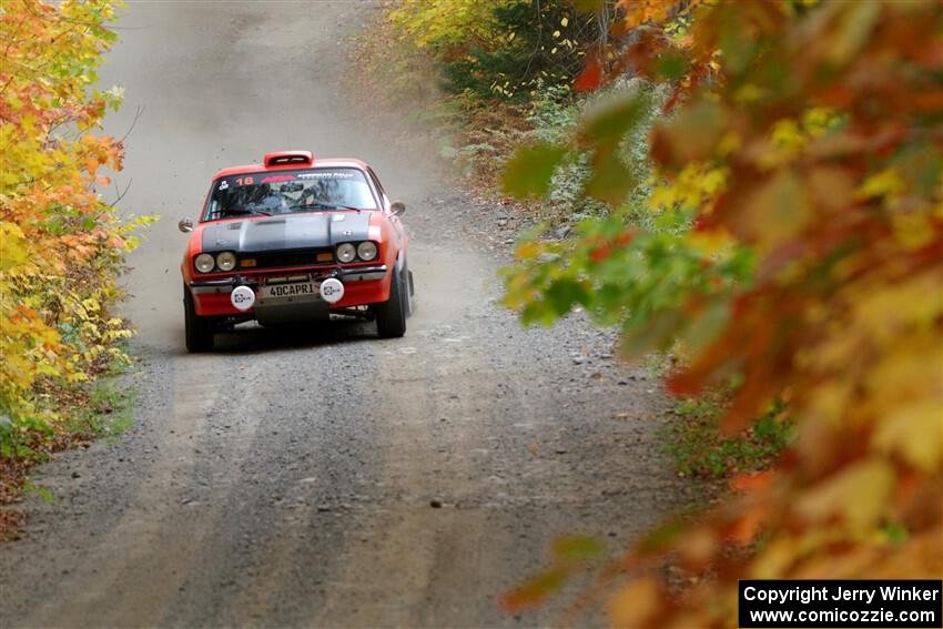 Mike Hurst / Randall Short Ford Capri on SS15, Double Trouble.