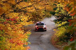 Sumit Panjabi / Zack Goldstein Mitsubishi Lancer Evo X on SS15, Double Trouble.