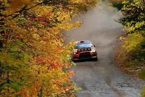 Sumit Panjabi / Zack Goldstein Mitsubishi Lancer Evo X on SS15, Double Trouble.