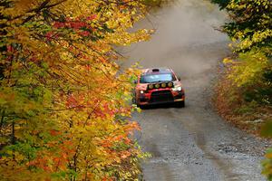 Sumit Panjabi / Zack Goldstein Mitsubishi Lancer Evo X on SS15, Double Trouble.