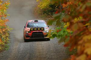 Sumit Panjabi / Zack Goldstein Mitsubishi Lancer Evo X on SS15, Double Trouble.