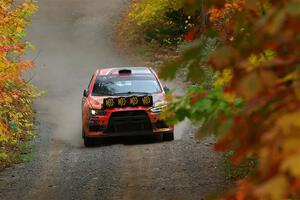 Sumit Panjabi / Zack Goldstein Mitsubishi Lancer Evo X on SS15, Double Trouble.