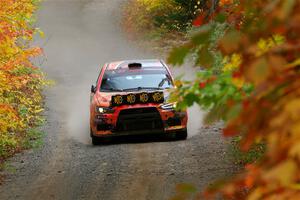 Sumit Panjabi / Zack Goldstein Mitsubishi Lancer Evo X on SS15, Double Trouble.