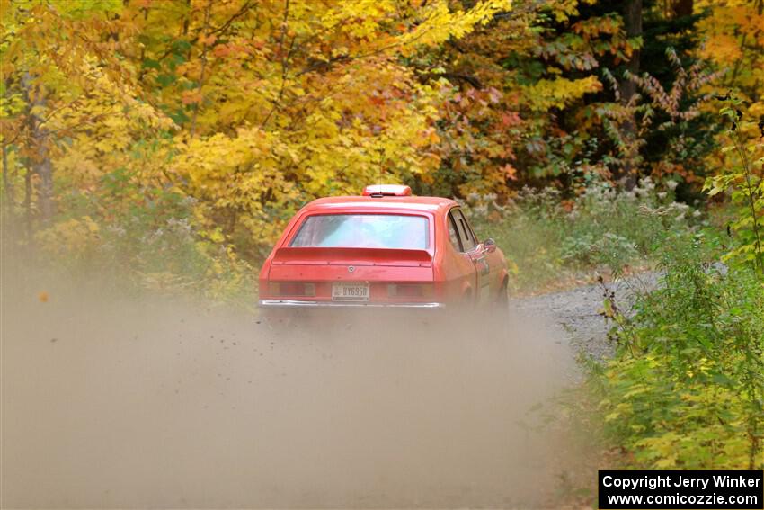 Mike Hurst / Randall Short Ford Capri on SS15, Double Trouble.