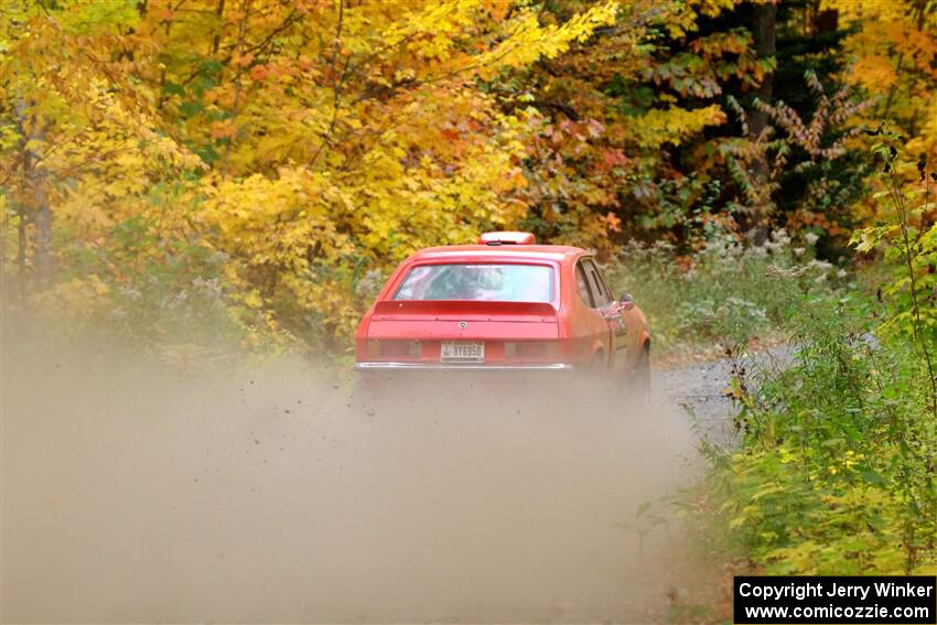 Mike Hurst / Randall Short Ford Capri on SS15, Double Trouble.